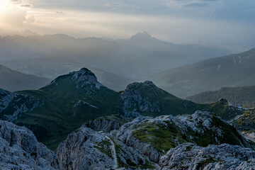 Sass de Stria, Veneto, Italy. It stands 2,477 meters high. During World War I, the area was the scene of fighting between Italy and Austria-Hungary. © Tomasz Warszewski