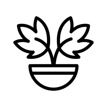 Grape Sprout Icon Vector Symbol Design Illustration