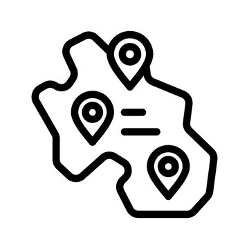 Territory Icon Vector Symbol Design Illustration