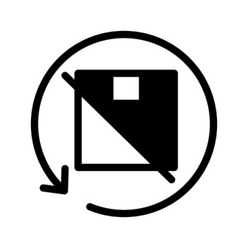 Non Refundable Icon Vector Symbol Design Illustration