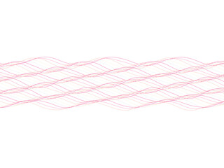 Fototapeta premium Modern Wavy Line Pattern Clean Tech Wallpaper Vector