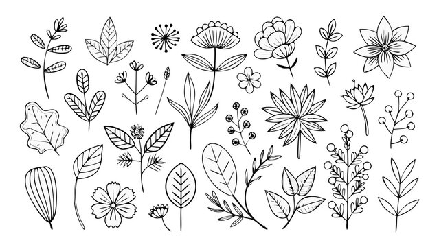 Seamless Floral Pattern with Beautiful Flowers and Botanical Elements for Elegant Background and Decorative Textile Design