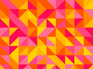 Fototapeta premium Half Square Triangle Quilt Geometric Abstract Pattern