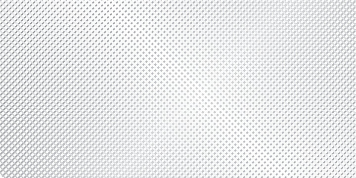 Abstract white dotted diagonal mesh pattern background texture with light grey halftone dot matrix texture with diagonal perspective lines pop art abstract halftone geometric minimalist backdrop