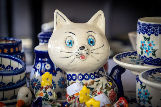 Boleslawiec Ceramic Festival display August 2026