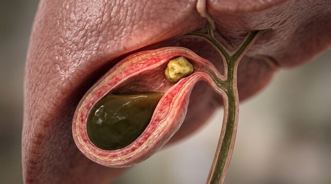 Acute Cholecystitis Caused by Impacted Gallstone