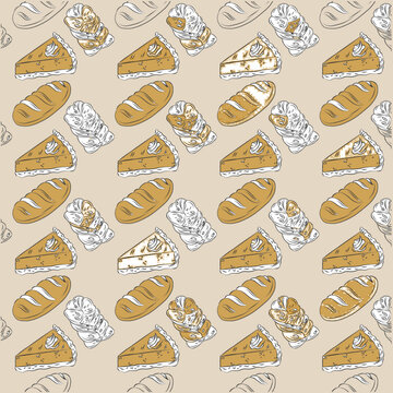 seamless coffee background