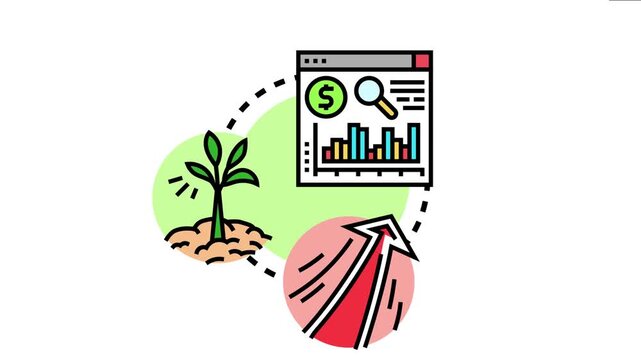 Business growth accelerator concept a financial strategy for stimulating investment, fostering startup development, and achieving successful market expansion