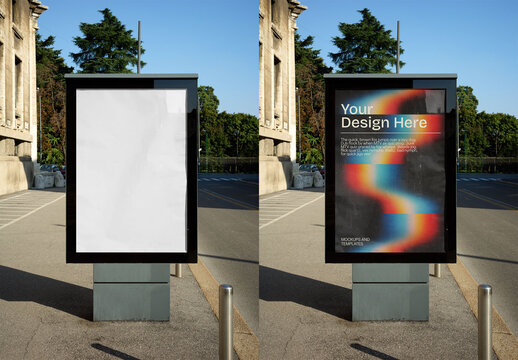 Mockup Of Customized Sign Outdoors