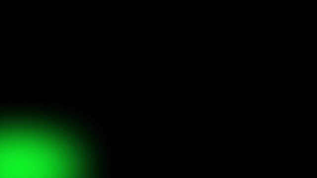 A soft, vibrant glow of light located in the top and bottom corners of a black background, perfect as a lighting effect or motion graphic overlay animation.