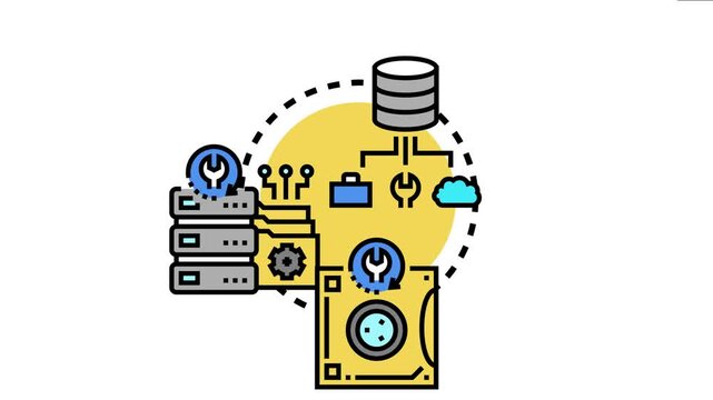 Data storage systems and server infrastructure facilitate robust business continuity planning and disaster recovery. Ensuring secure information backup and system restoration through cloud technology