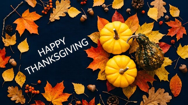 A beautiful thanksgiving celebration warm wishes festive decorations and gratitude for family and friends together