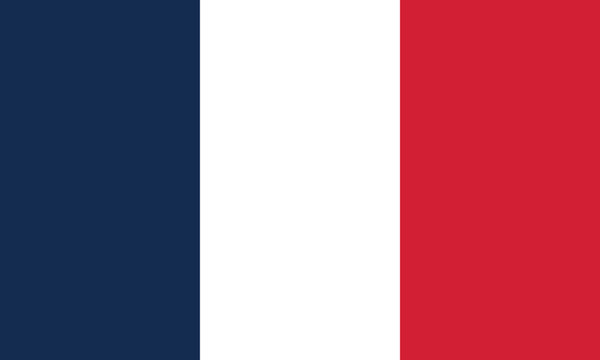 National flag of France vector illustration
