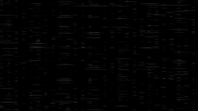 4K VHS tape analog tv screen signal glitch or grain effect, old retro film effect.Old film VHS tv overlay effect