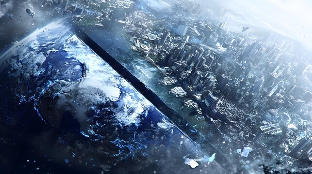 underground techno city illuminated by neon rivers, autonomous robots navigating complex digital streets beneath a futuristic megacity