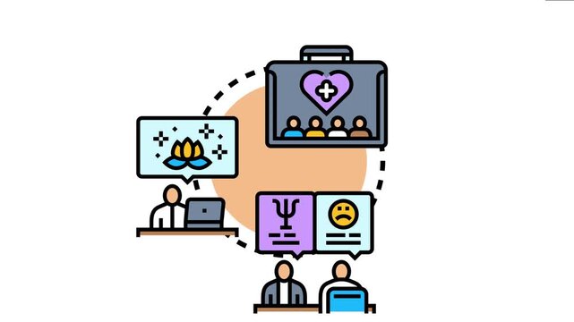 Office worker experiencing burnout and seeking solutions for mental health, exploring meditation, therapy, and overall well being strategies to manage workplace pressure and stress overload