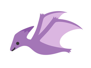 かわいいプテラノドンのイラスト素材 © ふわぷか