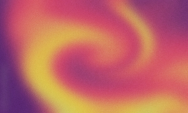 Abstract gradient background minimal pattern glowing light blured wave spiral colorful banner wallpaper grain texture noise surface grainy