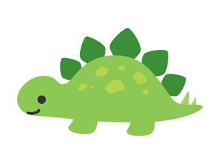 かわいいステゴサウルスのイラスト素材 © ふわぷか