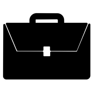 black briefcase icon