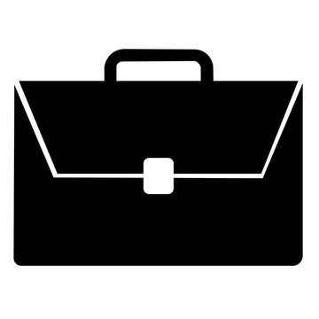black briefcase icon