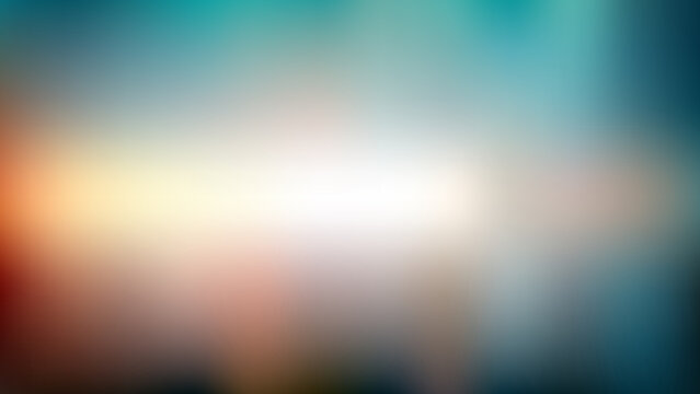 Soft teal and warm orange gradient abstract background