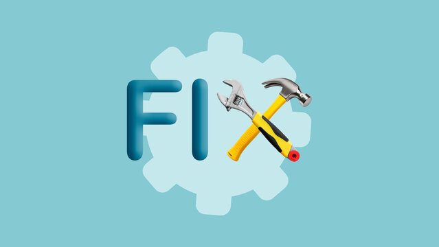 Repair and Maintenance Service Concept, Problem Solving, Technical Support, Equipment Restoration and Professional Fixing Solutions