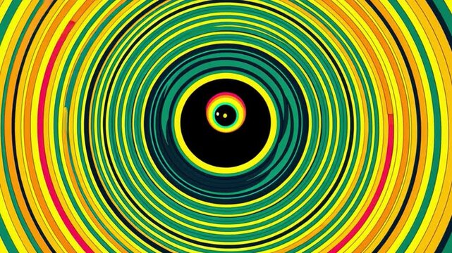 Psychedelic VJ Loop with Abstract Surreal Visuals for Music and Live Events