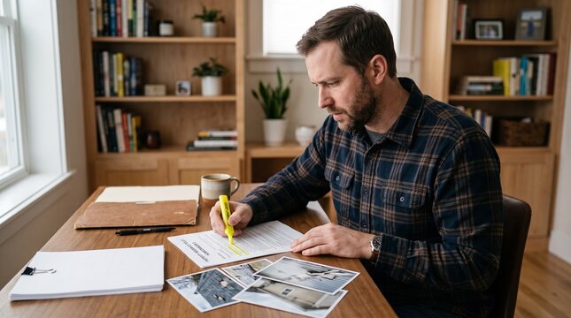 Homeowner reviews an exclusion clause in a property insurance policy