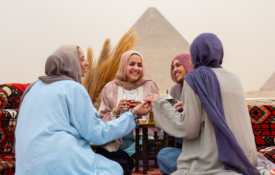 Friends Breaking their Fast