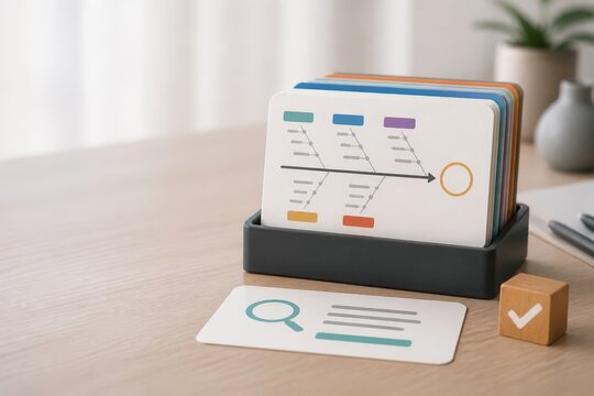 Business problem solving: root cause analysis cards