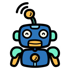 Fototapeta premium robot illustration