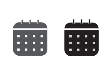 Naklejka premium Simple Calendar Icon (Monthly Calendar).