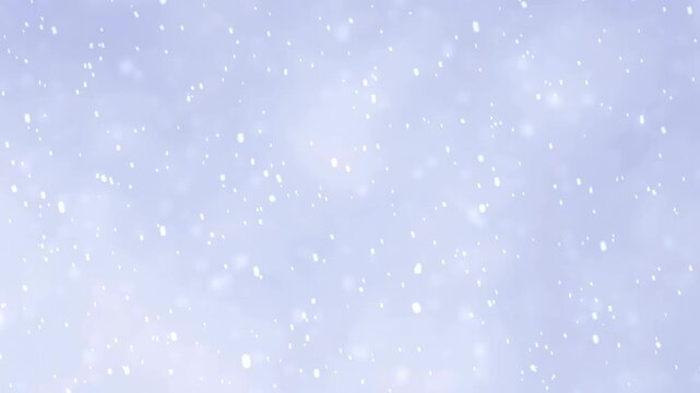 Winter snowfall covers the ground and trees in a quiet town