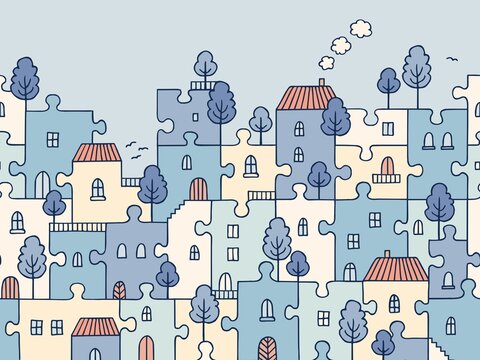 Connected Homes &ndash; Conceptual Neighbourhood Seamless Banner