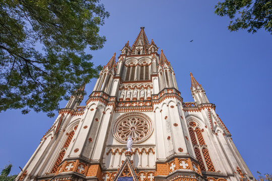 The Our Lady of Lourdes Church is located in Tiruchirapalli city, Tamil Nadu, India. Built in the Gallo-Catholic design, the Church is devoted to Our Lady of Lourdes. 100 years old church in World.