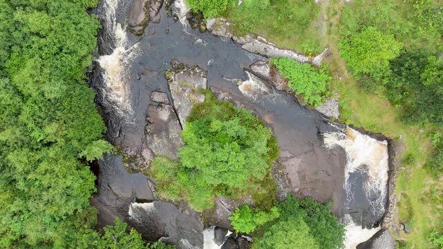 This waterfall is close to the distillery - Crolly, County Donegal, Ireland