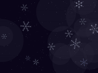 Fototapeta premium Christmas Snowflake Lattice Pattern Winter Design