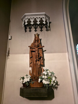 Saint Henry Cathedral Architecture Exterior Interior Statue Virgin Mary Helsinki Finland