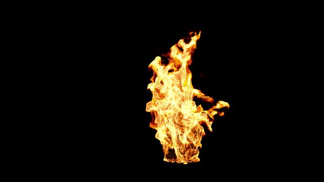 Fire 3D Render , With Alpha Channel