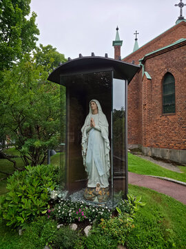 Saint Henry Cathedral Architecture Exterior Interior Statue Virgin Mary Helsinki Finland