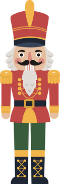 Nutcracker Soldier Standing Cartoon