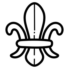 fleur de lis illustration © smalllike