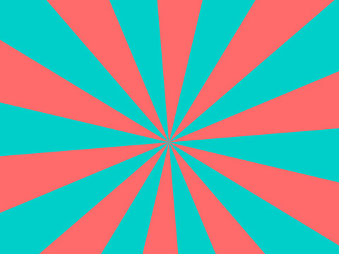 Retro Sunburst Rays Abstract Colorful Background Vector