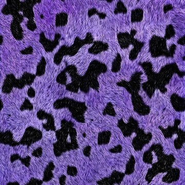 Purple leopard print fur background seamless texture