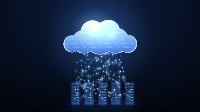 Cloud Computing Data Upload Servers Technology Seamless Loop