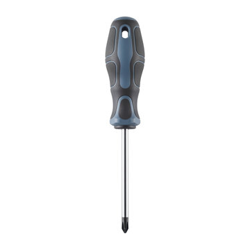 Phillips screwdriver with rubberized ergonomic handle