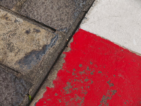 texture of footpath