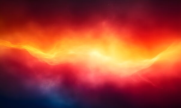 Abstract cosmic nebula background with glowing pink and purple swirling gas clouds and stars