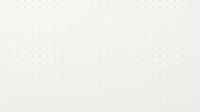 Seamless dot grid pattern on white paper background